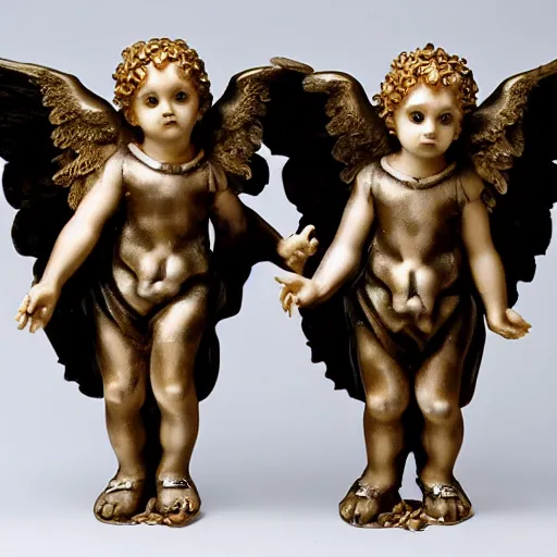 Prompt: Gothic Cherubim