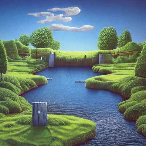 Prompt: rendered in cinema 4 d, 1 9 9 0 s disney by lee madgwick tumultuous. a beautiful land art. let ’ s see how long the rich can eat their money for