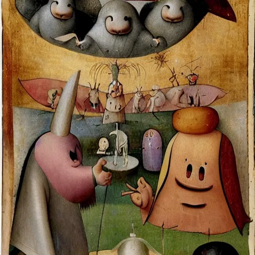 Image similar to hieronymus bosch, kirby