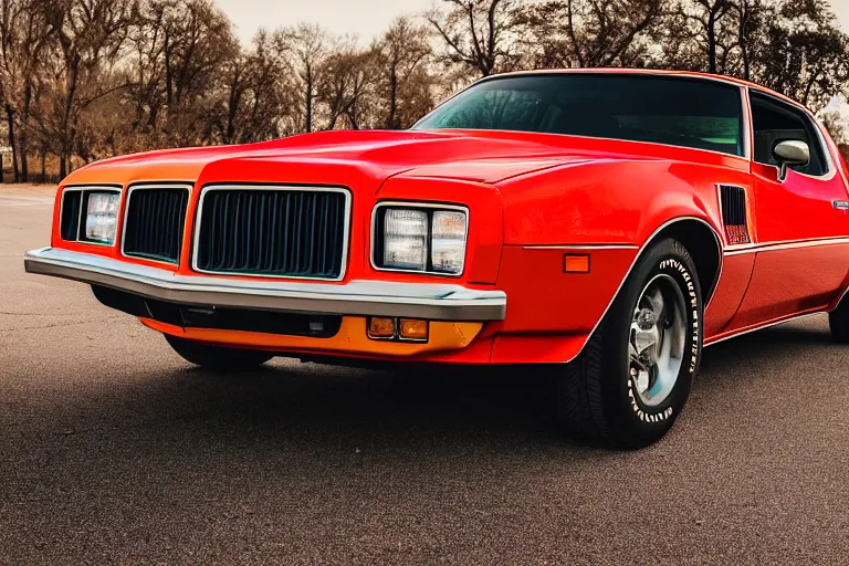 Prompt: 1975 Pontiac Firebird passenger van, XF IQ4, 150MP, 50mm, F1.4, ISO 200, 1/160s, natural light, Adobe Photoshop, Adobe Lightroom, photolab, Affinity Photo, PhotoDirector 365