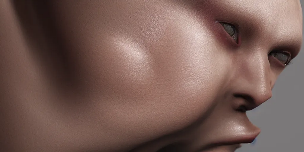 Image similar to human skin texture, texture map, 3D, octane render, unreal engine, HD, phot, realistic, photo realistic, hyper realistic, hyper realism