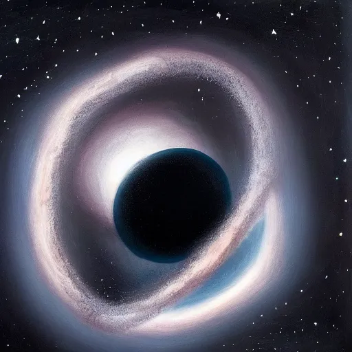 black hole eating