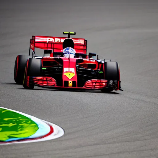 Image similar to daniel riccardo racing for ferrari formula one team, high resolution photo