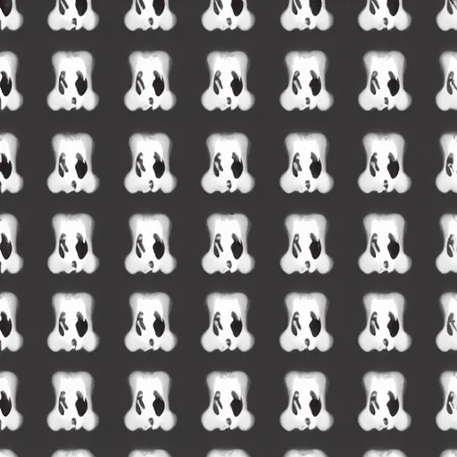 Image similar to dog simple icons, black and white