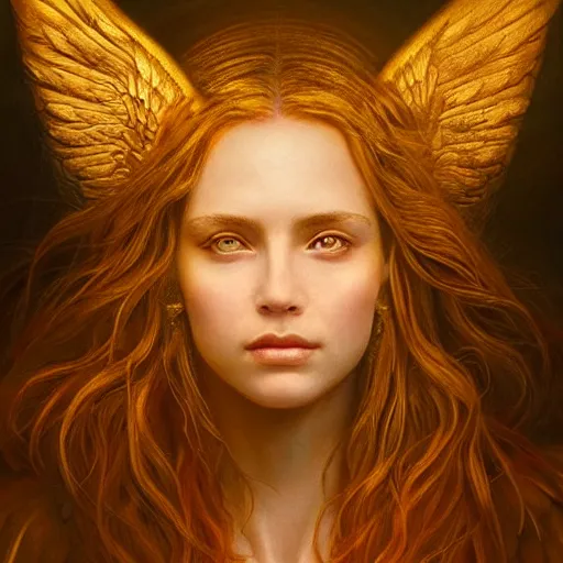 Prompt: majestic gracious regal female angel portrait, ancient greece, atmospheric lighting, painted, intricate, volumetric lighting, beautiful, rich deep colours masterpiece, golden hour, golden ratio, sharp focus, ultra detailed, by leesha hannigan, ross tran, thierry doizon, kai carpenter, ignacio fernandez rios