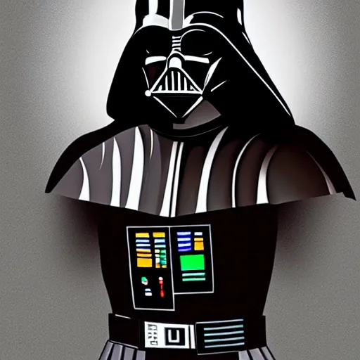 Image similar to darth vader, accurate anatomy, accurate hands, highly detailed, digital art, epic, masterpiece, protrait