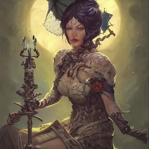 Prompt: Death tarot card design portraying Hello Grim Kitty, D&D, MtG art,fantasy, intricate, elegant, highly detailed, digital painting, artstation, concept art, smooth, sharp focus, hyperrealistic,illustration, art by artgerm and greg rutkowski and alphonse mucha