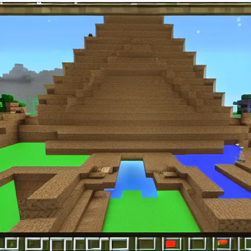 Image similar to youtuber technoblade with a crrown against youtuber dream in minecraft