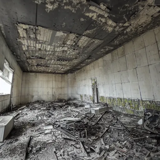 Image similar to inside Chernobyl explosion