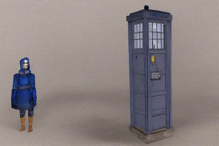 Image similar to tardis in half life alyx