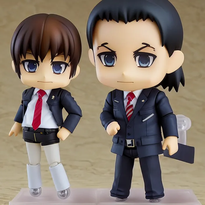 Image similar to michael scott, an anime nendoroid of michael scott, figurine, detailed product photo