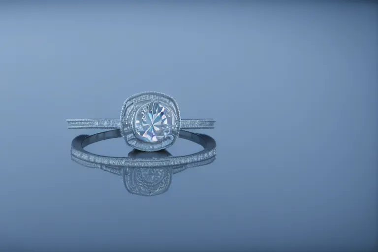 Prompt: diamond ring. super realistic 8 k render of a elegant, cinematic composition