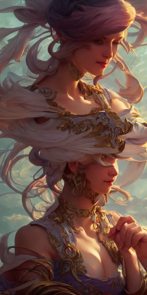 Image similar to revelatin, league of legends, intricate, highly detailed, digital painting, hyperrealistic, artstation, concept art, smooth, sharp focus, illustration, Unreal Engine 5, 8K, art by artgerm and greg rutkowski and alphonse mucha, by Jesper Ejsing