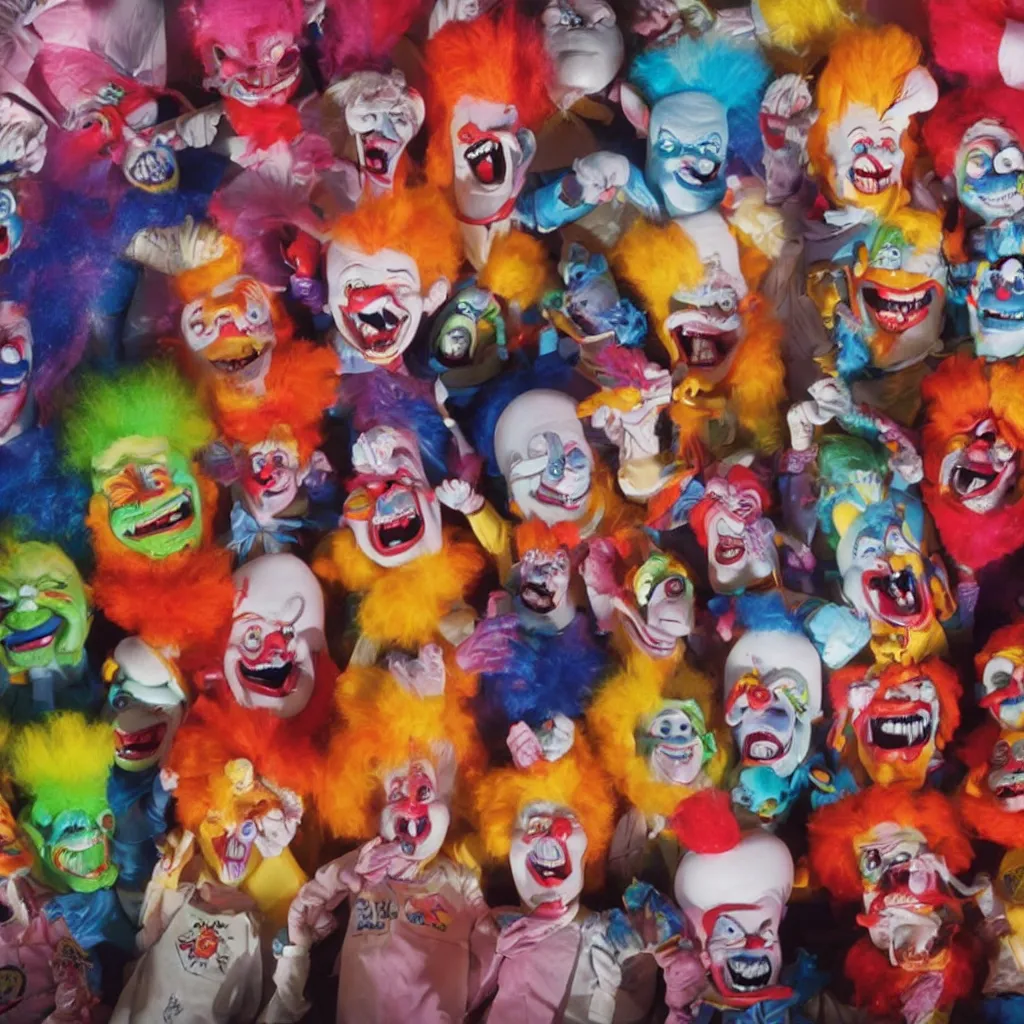 Image similar to killer klowns from outer space