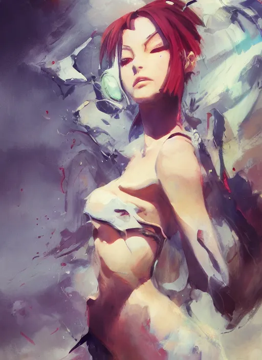 Image similar to semi reallistic gouache gesture painting, by yoshitaka amano, by ruan jia, by conrad roset, by dofus online artists, detailed anime 3 d render of a magical book, portrait, cgsociety, artstation, rococo mechanical, digital reality, sf 5 ink style, dieselpunk atmosphere, gesture drawn