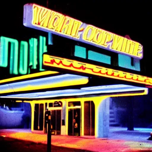 Prompt: miami 1 9 8 0 underwater, neon signs, nightclubs, detailed, miami vice, 8 0 s