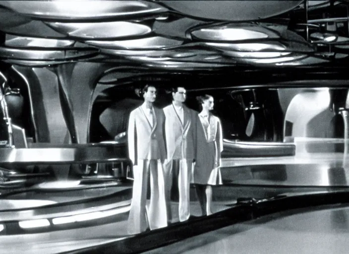 Image similar to scene from the 1947 science fiction film Gattaca