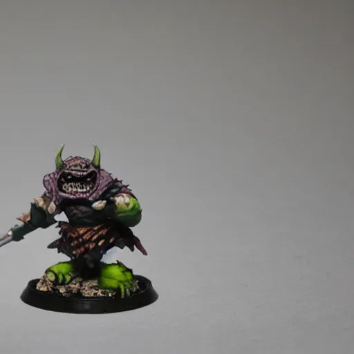 Image similar to d & d mini beast snagga boy painted