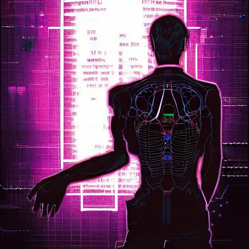 Image similar to Nikola Tesla electrical cyberpunk artwork