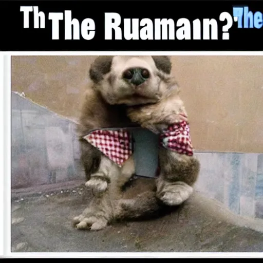 Image similar to the most random thing ever.