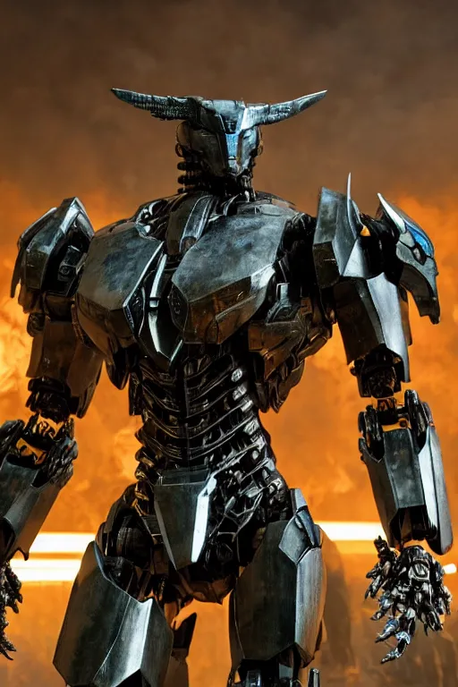 Prompt: cinematic still in westworld and pacific rim movie and ps 5 game machine warrior 5, intricate ornate humanoid mecha warrior, masterpiece