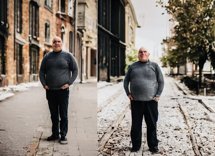 Image similar to portrait photo still of real life gru, 8 k, 8 5 mm f 1. 8