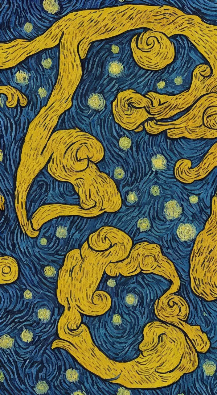 Prompt: Vincent Van Gogh style, the Mandalorian,