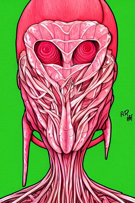 Image similar to radish humanoid, symmetrical, highly detailed, digital art, sharp focus, trending on art station, anime art style