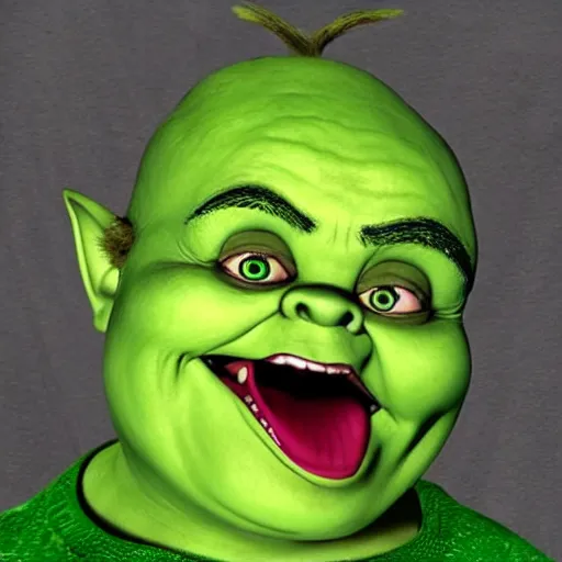 Image similar to “Shrek as Chucky”