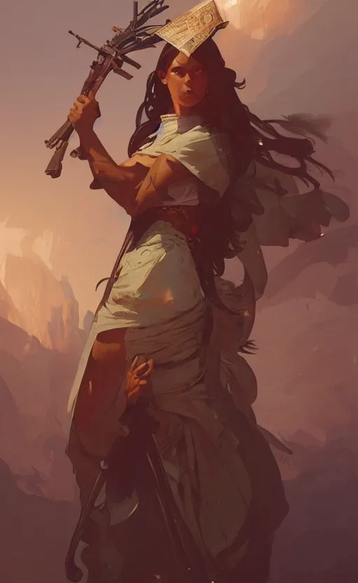 Image similar to a personification of the country jordan, petra, highly detailed, digital painting, artstation, concept art, sharp focus, illustration, art by greg rutkowski and alphonse mucha