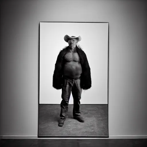 Image similar to portrait of bison - human hybrid, by annie leibovitz, portrait of a man, studio lighting, award - winning