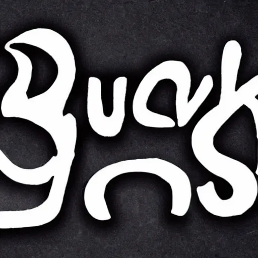 Prompt: a rock band logo with the word dupper.