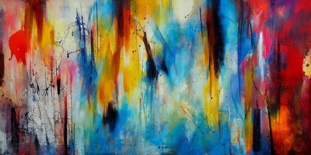 Image similar to a beautiful abstract painted by catrin arno