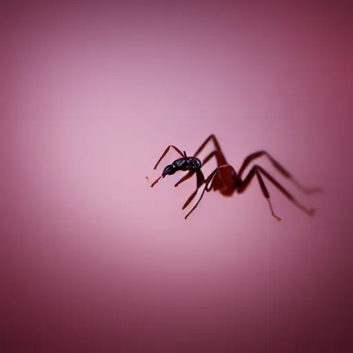 Prompt: macro photography of an ant sneezing