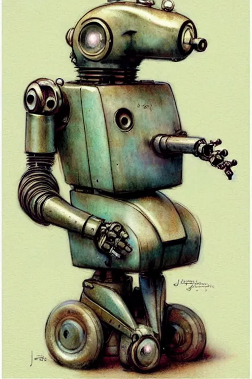 Image similar to ( ( ( ( ( 1 9 5 0 s robot. muted colors. ) ) ) ) ) by jean - baptiste monge!!!!!!!!!!!!!!!!!!!!!!!!!!!!!!