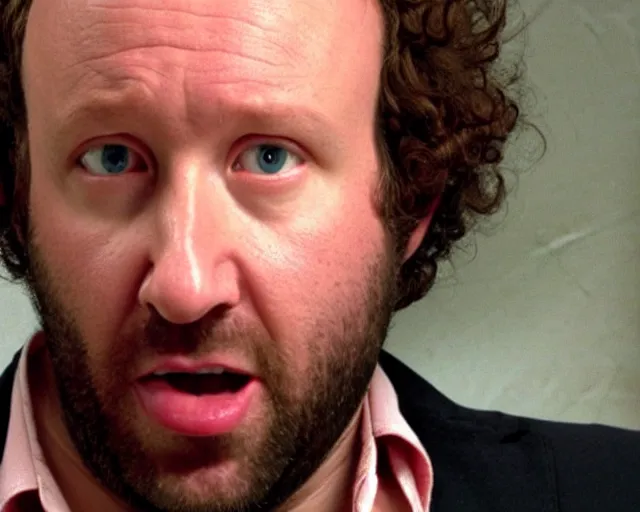 Prompt: chris o'dowd as roy in the it crowd ( 2 0 0 6 ), channel 4, episode still, 4 8 0 p