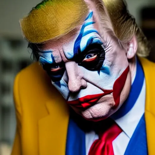 Image similar to donald trump as the joker