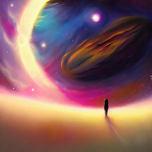 Image similar to Liminal space in outer space by Anato Finnstark