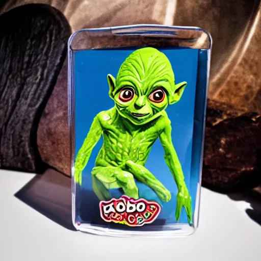 Image similar to Gollum as a Haribo Gummy candy