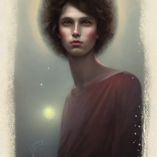 Prompt: 👦🏽 by tom bagshaw