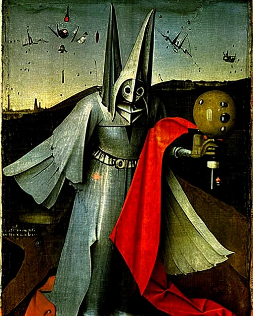 Image similar to starscream by hieronymus bosch