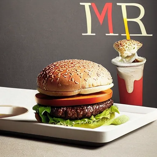 Image similar to the new hamburger from mcdonalds, ad photo