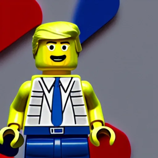 Image similar to lego donald trump