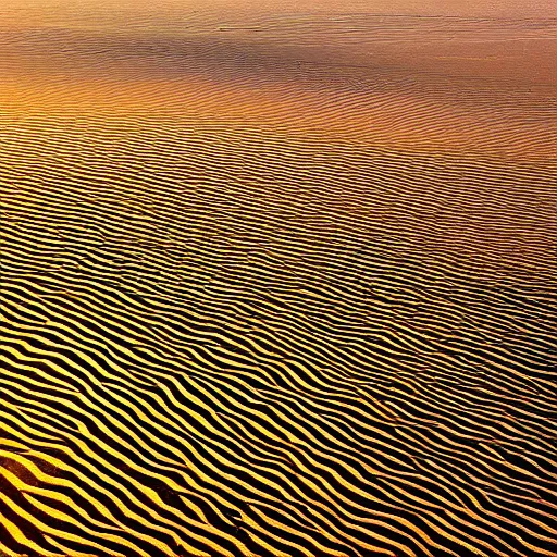 Prompt: award winning national geographic photo of sahara desert covered in huge solar panels