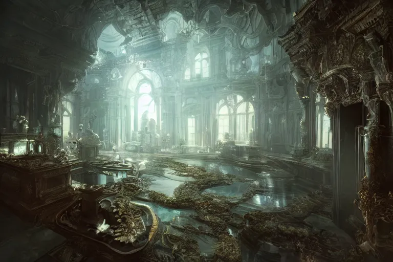 Image similar to the most amazing dream you ever had about mansion of elemental of air, hyper realistic, ambient lighting, concept art, intricate, hyper detailed, smooth, dynamic volumetric lighting, octane, cinematic