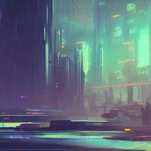 Image similar to a graph style gauche impasto, sad, steampunk, cyberpunk art by james gilleard, city depth of field, cgsociety, retrofuturism, synthwave, retrowave, outrun, paint, high detail.