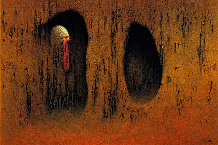 Image similar to hole in the ground by beksinski