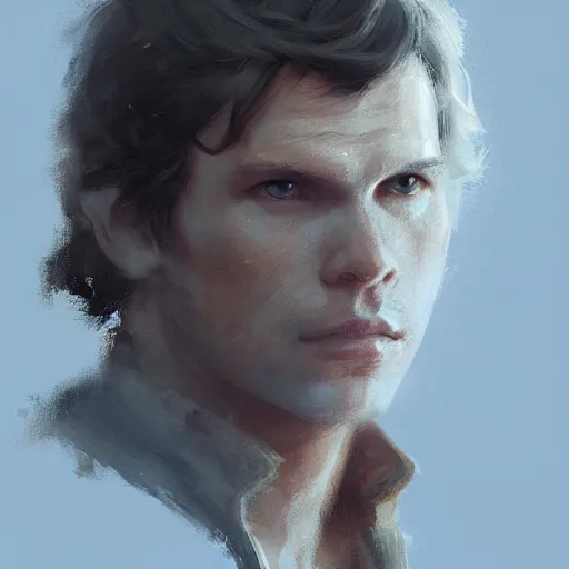 Image similar to portrait of a man by greg rutkowski, the father of han solo, star wars expanded universe, he is about 3 0 years old, highly detailed portrait, digital painting, artstation, concept art, smooth, sharp foccus ilustration, artstation hq