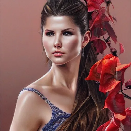 Image similar to amanda cerny in the style of stefan kostic, realistic, full body, sharp focus, 8 k high definition, insanely detailed, intricate, elegant, art by stanley lau and artgerm