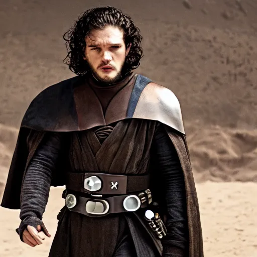 Image similar to kit harrington playing anakin skywalker in the star wars movies